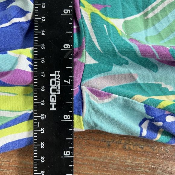 Lilly Pulitzer Womens Pull On Knit Pants XS Floral Multicolor Stretch Flare‎ Leg - Picture 7 of 8